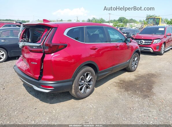 2HKRW2H52NH625236 2022 HONDA CR-V Красный Задняя правая четверть