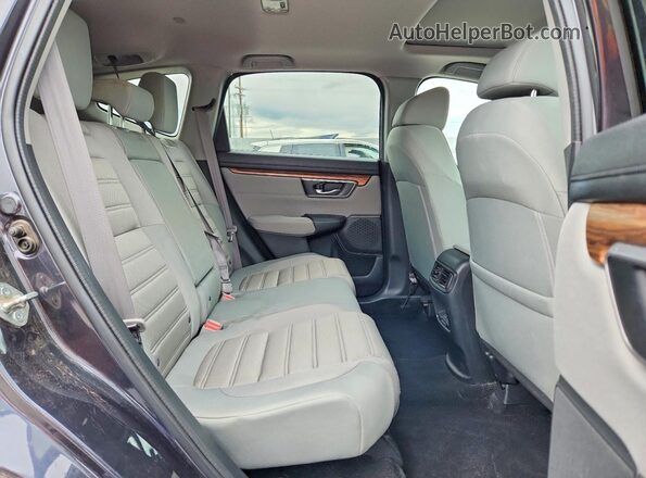 2HKRW2H53JH632447 2018 HONDA CR-V Charcoal Вид задньої частини салону