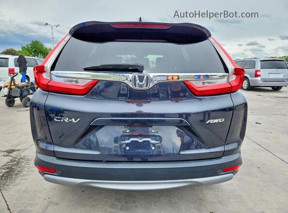 2HKRW2H53JH632447 2018 HONDA CR-V Charcoal Вид ззаду