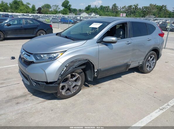 2HKRW2H54HH661997 2017 HONDA CR-V Silver წინა მარცხენა ხედი სამი მეოთხედიდან