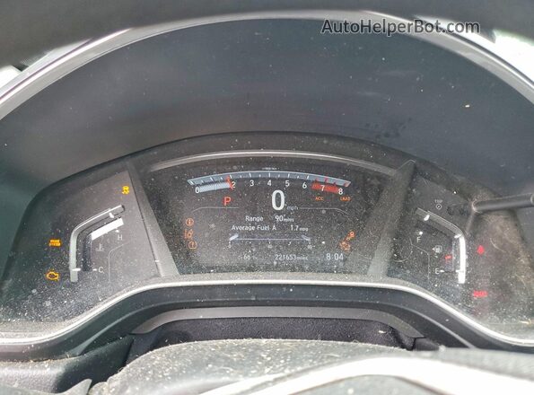 2HKRW2H54KH648514 2019 HONDA CR-V Синий Вид щитка приборов