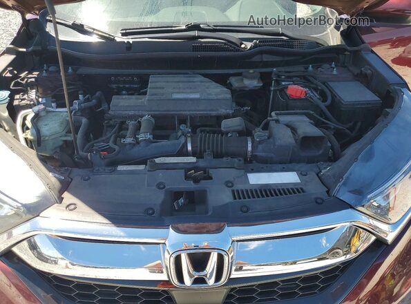 2HKRW2H55JH604245 2018 HONDA CR-V Burgundy Շարժիչի բաժամունքի տեսք