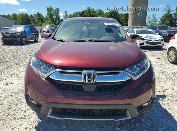 2HKRW2H55JH604245 2018 HONDA CR-V Burgundy Դիմացի տեսք