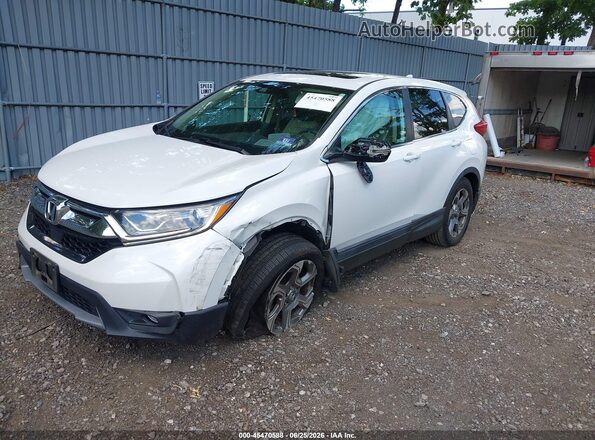 2HKRW2H55KH678301 2019 HONDA CR-V Белый Передняя левая четверть