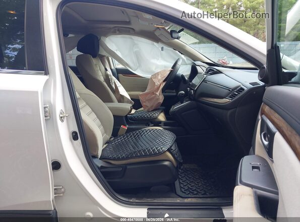 2HKRW2H55KH678301 2019 HONDA CR-V Белый Вид салона спереди
