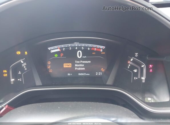 2HKRW2H55KH678301 2019 HONDA CR-V Белый Вид задних сидений