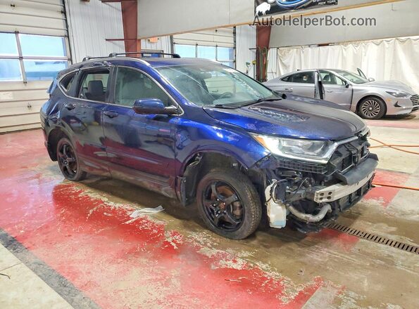 2HKRW2H56JH676748 2018 HONDA CR-V Blue Przód prawy