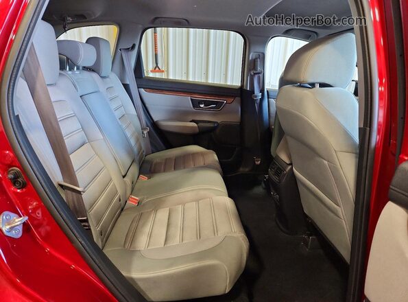 2HKRW2H57MH626395 2021 HONDA CR-V Red Rear interior view