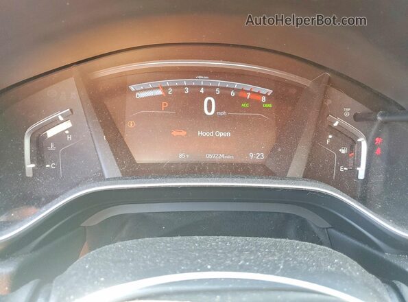 2HKRW2H57NH607962 2022 HONDA CR-V Черный Вид щитка приборов