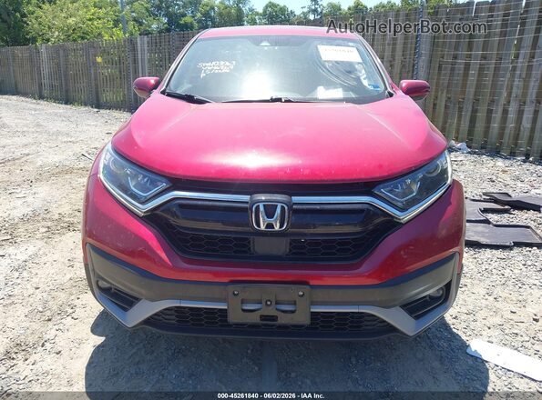 2HKRW2H58NH646964 2022 HONDA CR-V Burgundy Instrument cluster view