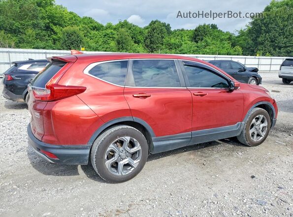 2HKRW2H59JH693575 2018 HONDA CR-V Красный Задняя правая четверть