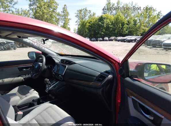2HKRW2H59MH665778 2021 HONDA CR-V Red Vista interior delantera