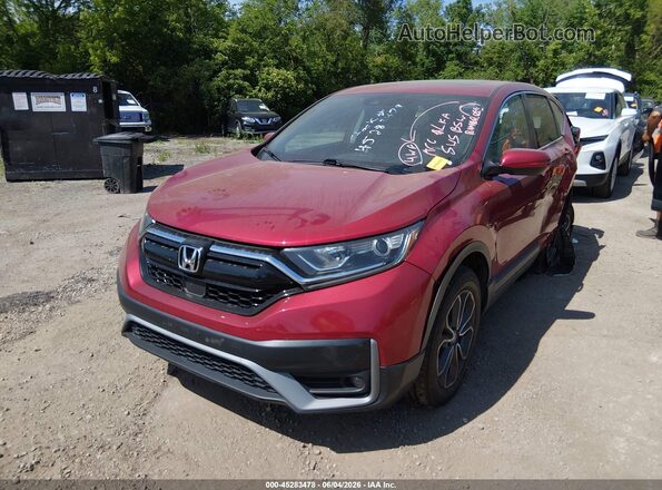 2HKRW2H59MH665778 2021 HONDA CR-V Red Vista tres cuartos delantera izquierda