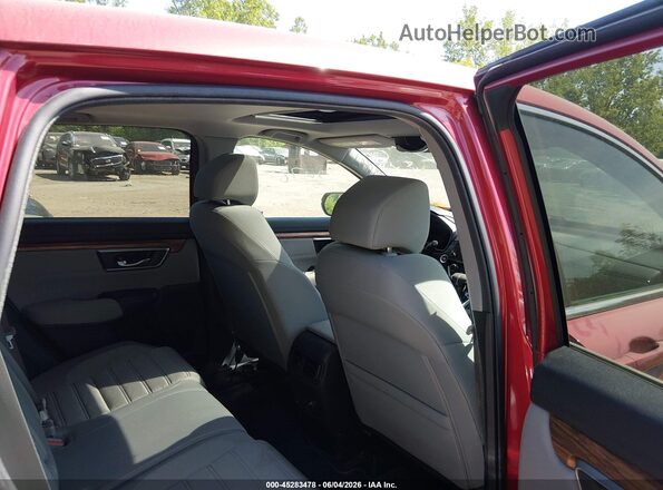 2HKRW2H59MH665778 2021 HONDA CR-V Red Vista de la etiqueta del VIN