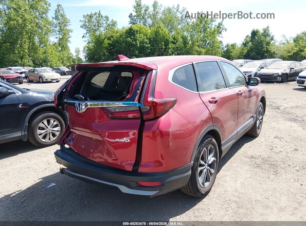 2HKRW2H59MH665778 2021 HONDA CR-V Red Trasero derecho