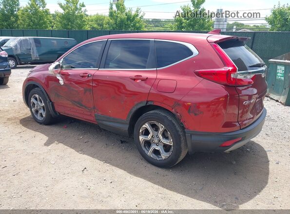 2HKRW2H5XJH604757 2018 HONDA CR-V Red Հետևի ձախ