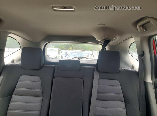 2HKRW2H75NH640668 2022 HONDA CR-V Red Rear seats view