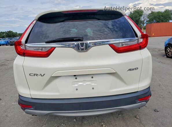 2HKRW2H80JH600095 2018 HONDA CR-V Белый Вид сзади