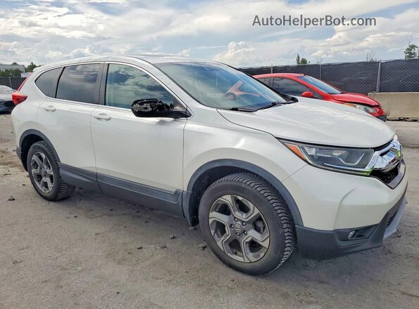 2HKRW2H80JH600095 2018 HONDA CR-V Белый Передняя правая четверть