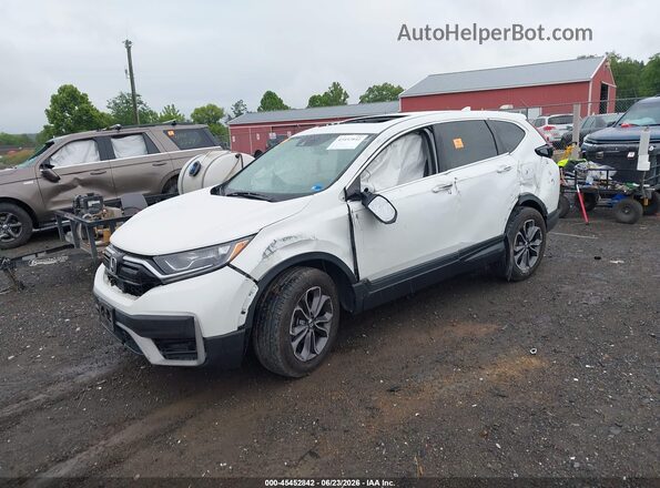 2HKRW2H80LH673082 2020 HONDA CR-V White Vista tres cuartos delantera izquierda