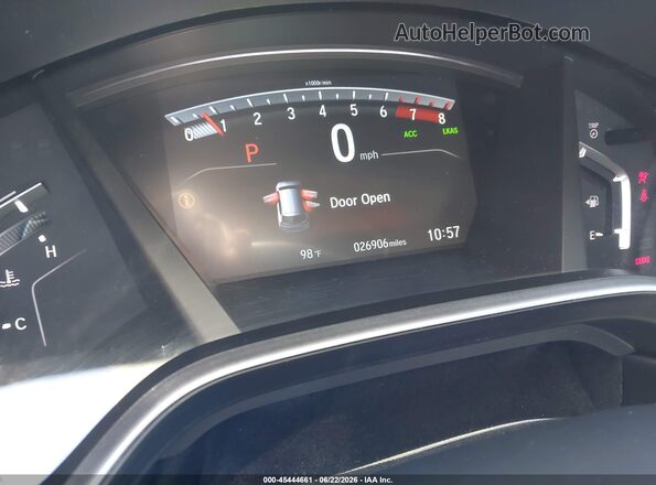 2HKRW2H80MH612980 2021 HONDA CR-V Red Vista de los asientos traseros