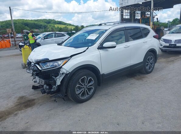 2HKRW2H80NH652722 2022 HONDA CR-V Белый Передняя левая четверть