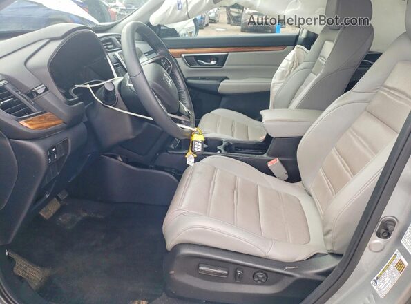 2HKRW2H82LH697190 2020 HONDA CR-V Silver Widok wnętrza z przodu