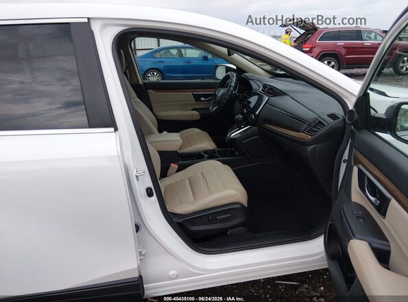2HKRW2H82NH641995 2022 HONDA CR-V White წინა სალონის ხედი