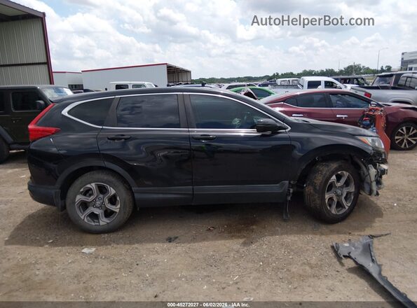 2HKRW2H84HH666871 2017 HONDA CR-V Black Widok wnętrza z tyłu