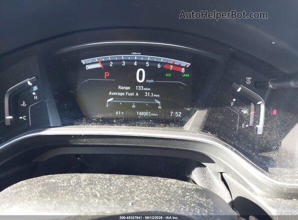 2HKRW2H84JH695535 2018 HONDA CR-V Black Вид задніх сидінь