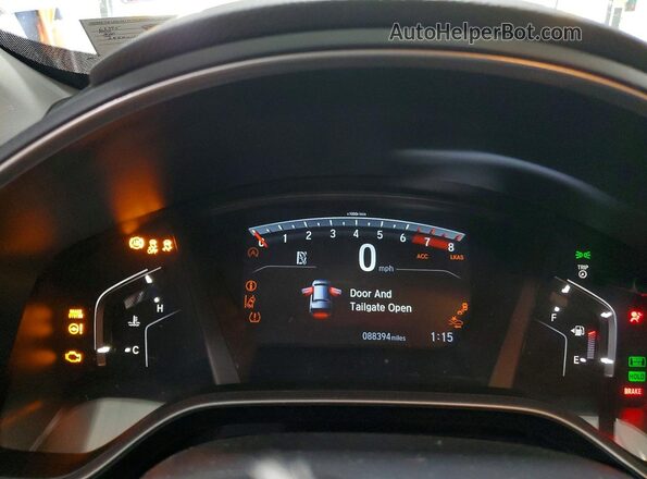2HKRW2H84LH634480 2020 HONDA CR-V Silver Widok zestawu wskaźników