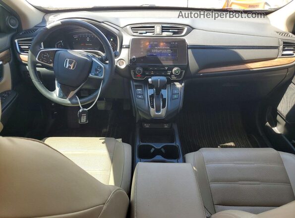 2HKRW2H84NH650195 2022 HONDA CR-V White Vista del salpicadero