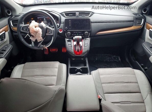 2HKRW2H84NH655641 2022 HONDA CR-V Red Առջևի վահանակի տեսք