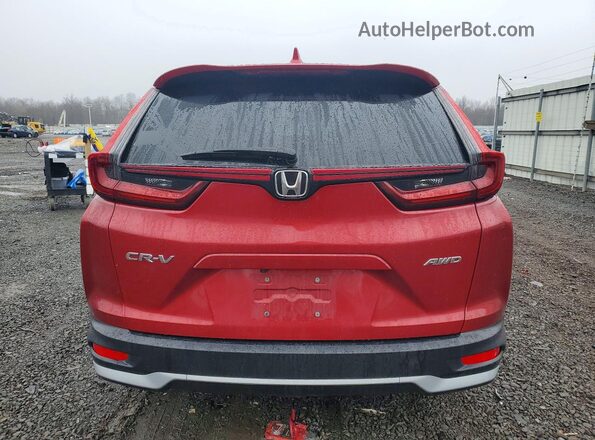 2HKRW2H84NH655641 2022 HONDA CR-V Red Հետևի տեսք