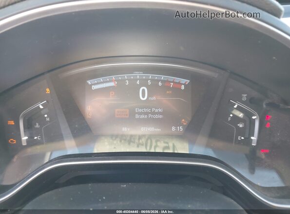 2HKRW2H85HH602211 2017 HONDA CR-V Черный Вид задних сидений