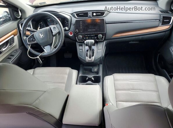 2HKRW2H85HH627416 2017 HONDA CR-V Burgundy Вид панелі приладів