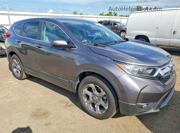 2HKRW2H85JH640995 2018 HONDA CR-V Gray Front right