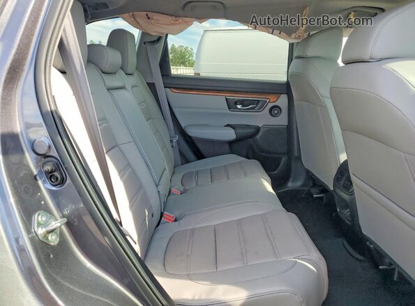 2HKRW2H85JH640995 2018 HONDA CR-V Gray Rear interior view