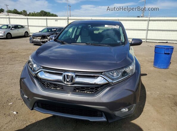 2HKRW2H85JH640995 2018 HONDA CR-V Gray Front view