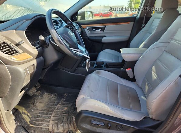 2HKRW2H85LH646069 2020 HONDA CR-V Gray Vista interior delantera