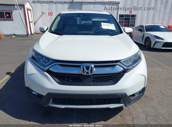 2HKRW2H86HH600175 2017 HONDA CR-V White Widok zestawu wskaźników