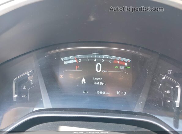 2HKRW2H86HH600175 2017 HONDA CR-V White Widok tylnych siedzeń