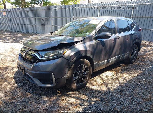 2HKRW2H86NH623192 2022 HONDA CR-V Gray Առջևի ձախ երեք քառորդ տեսարան