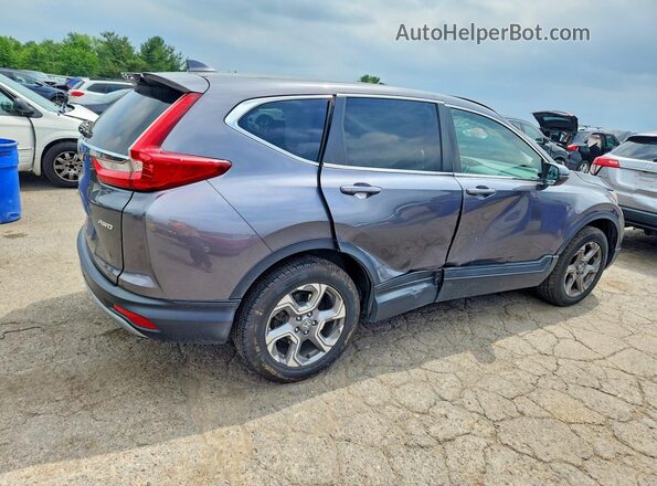 2HKRW2H87JH628217 2018 HONDA CR-V Gray Rear right