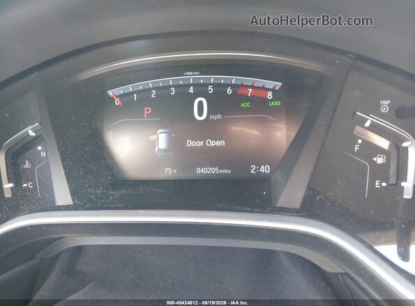2HKRW2H87LH700228 2020 HONDA CR-V Белый Вид задних сидений