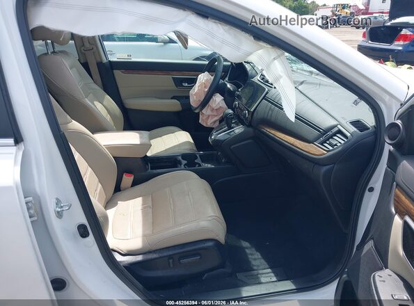 2HKRW2H87NH609060 2022 HONDA CR-V White Widok wnętrza z przodu
