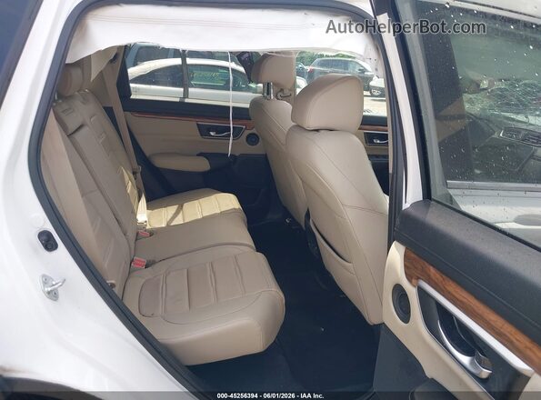 2HKRW2H87NH609060 2022 HONDA CR-V White Widok naklejki z numerem VIN