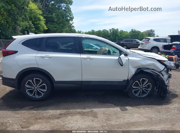 2HKRW2H87NH609060 2022 HONDA CR-V White Widok zestawu wskaźników