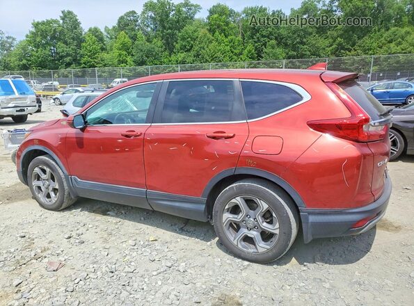 2HKRW2H88JH635869 2018 HONDA CR-V Red Задня ліва чверть