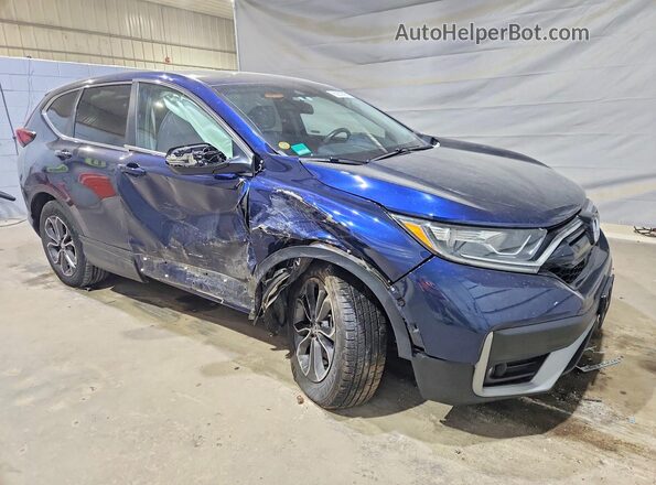 2HKRW2H88LH615253 2020 HONDA CR-V Синий Передняя правая четверть